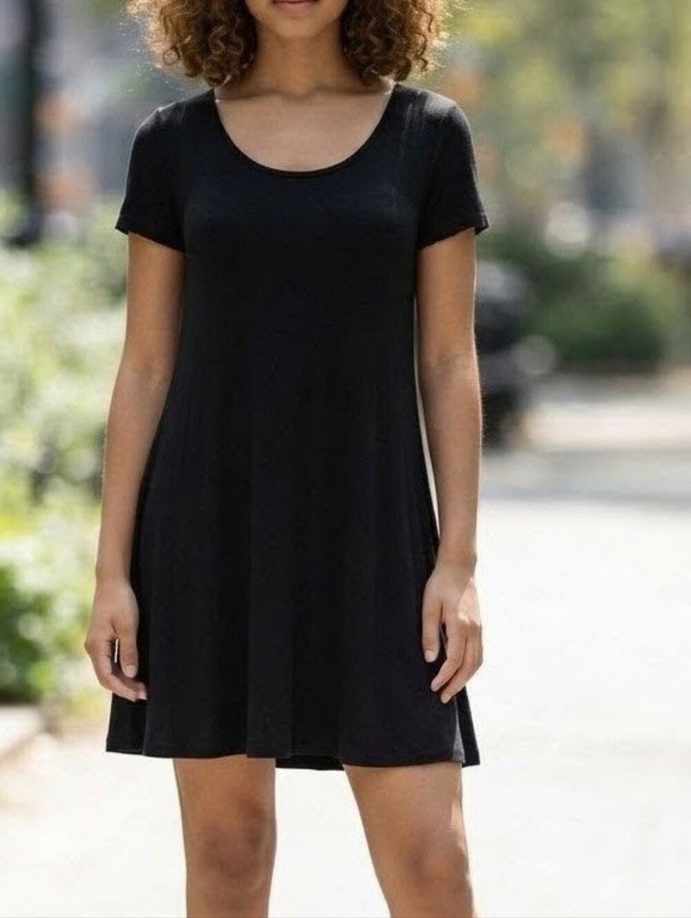 ​​​Mossimo Supply Co. Cross-Back U Shape LBD Knee Length Casual Effortless SZ XS